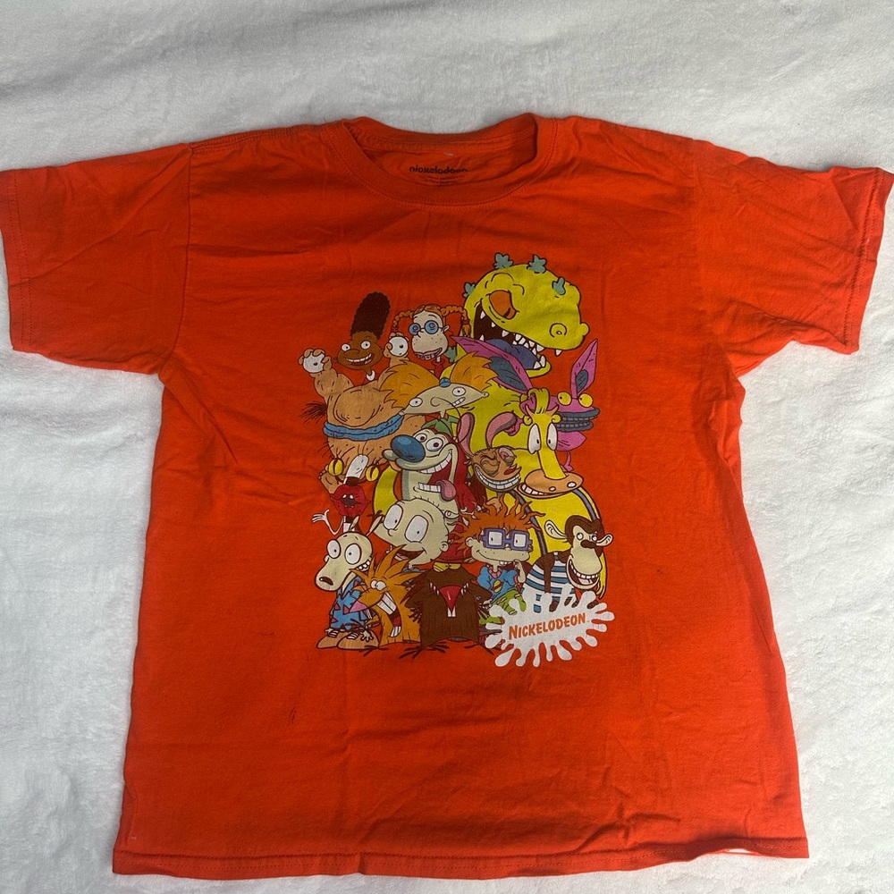 Nickelodeon Orange Graphic T-Shirt *Kids Large/ Women’s Small*